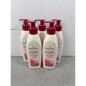 Jergens Moisturizing Hand Wash Cherry Almond Skin Softening 8.45 Fl Oz (Pack 5)